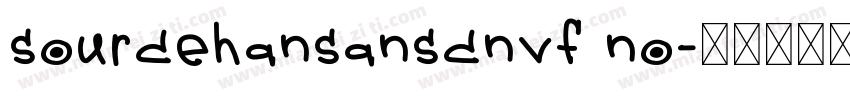sourcehansanscnvf no字体转换